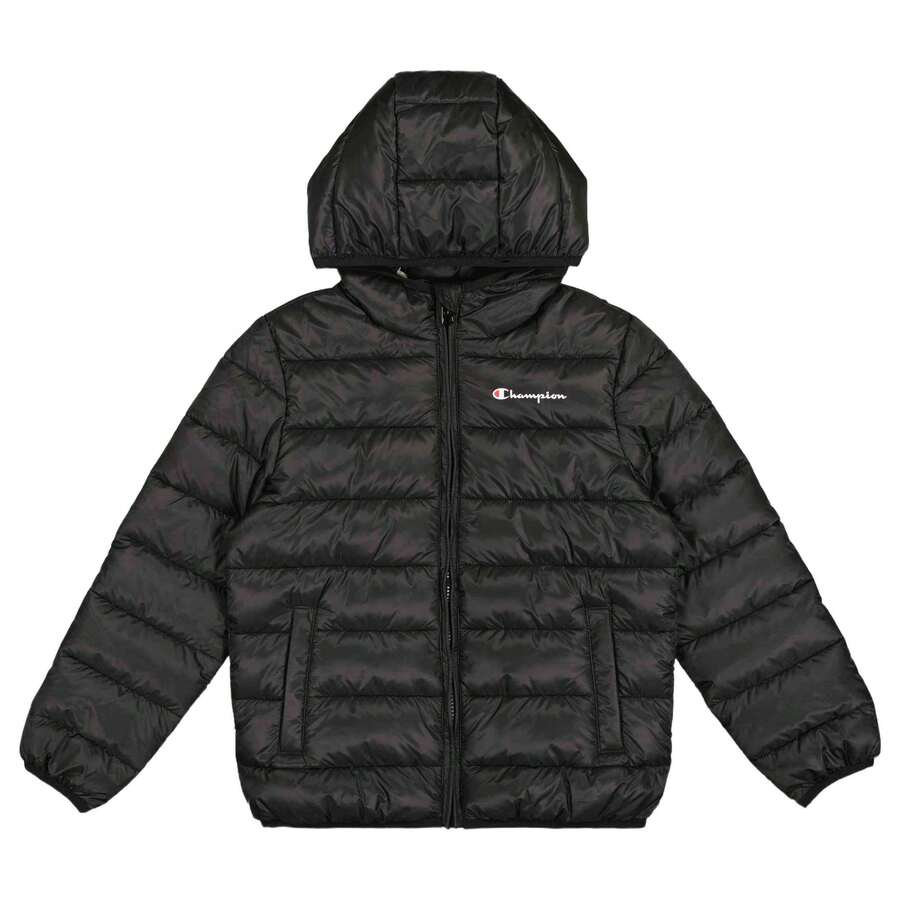 Champion Unisex Kids' Jacket 306868-KK002 In Black ✅ Delivery Within 24/72 Hours To Spain (Mainland)