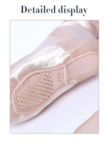 Daydance Zapatillas de ballet para puntas para mujeres, zapatillas de danza de satén