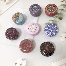 1pc Candle Tin, High Quality Soy Wax, Long-Lasting Aroma, Suitable For Living Room, Bedroom, Office Decor, Best Gift For Wedding Season, Spring Summer Autumn Winter, Mother's Day, Valentine's Day, Holidays