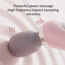 1pc, Handheld Cordless And Powerful Wand, Portable Handheld Massager, USB Charging, Multi-Function Full Body Massage, Relieve Neck, Back, Leg And Waist Pain, Tool For Women, Suitable As A Holiday Gift - 粉色 - 查看 6