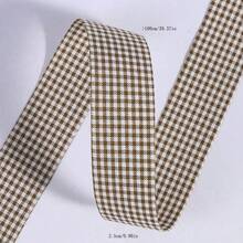 Plaid Striped Ribbon DIY Material Bow Gift Box Packaging Straw Hat Headband Checks Multi-Color Ribbon - Multicolor - View 15