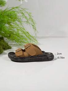 Infant Boys' Slip-On Casual Outdoor Sandals, Versatile Summer Wear - Camel - View 6