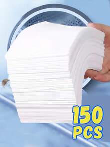 150pcs Laundry Tablets Laundry Paper Anti-Staining Clothes Sheets Anti-String Mixing Color Absorption Washing Household Merchandises - Multicolor - View 11
