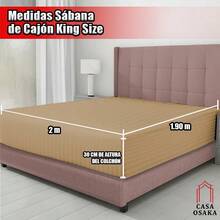 Sábanas de cajón con Resorte Ajustable, 1800 Hilos | Tacto Seda, Diseño Elegante con Rayas Grabadas | Suaves, Frescas y Duraderas, Perfectas para Climas Cálidos | Incluye 1 Sábana de Cajón | Ideal para Dormitorios de Lujo y Sueño Confortable. Disponible en Tallas King, Queen, Matrimonial e Individual