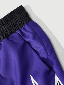 Men's Loose Digital Print Shorts