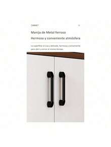 Zapatera Madera Organizador Modernos Con 4 Puertas 120*100cm - Marrón - Ver 2