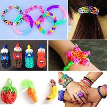 200pcs/500pcs C-Clips Elastic Bands Connectors, Multi-Color, DIY Jewelry Bracelet Accessories, Durable Multipurpose DIY Jewelry Findings, Suitable For Bracelets, Necklaces And Crafts - Bohemian Style, No Electroplating, Christmas Themed Accessory Kit - C Buckle Connector - View 8
