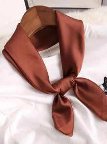 1 Peça Lenço Liso Cachecol Pescoço para Mulheres, Xales Pequenos, Envólucros, Bandanas, Lenços para Cabeça 70x70CM, Lenço Quadrado, Lenço Hijab