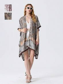 1 Piece Paisley Pattern Bohemian Shawl - Multicolor - View 12