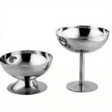 200ml Salad Cup Stainless Steel Ice Cream Cup Dessert Bowl