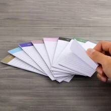 FLIPPED 8 Pack Magnetic Notepads For Refrigerator Magnetic Note Pad For Fridge Notepad Grocery List Full Magnet Back Design Magnetic Memo Pads For Grocery List Shopping List Minimali