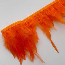 10个/包 彩色人造火鸡羽毛流苏，DIY手工材料，服装配饰，家居装饰 - 彩色 - 查看 24