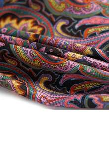 Men's Fashion Paisley Print Boxer Briefs - Pink - View 5