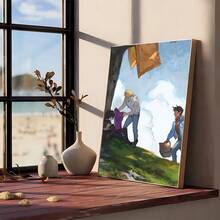 1 件现代卡通 P 珀西·杰克逊海报帆布画俱乐部酒吧纸质复古海报墙壁艺术画卧室书房贴纸无框架 - 彩色 - 查看 46