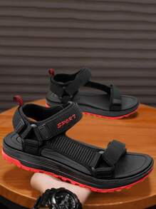 2025 Neue Herren Sport-Sandalen, gewebter Oberteil, EVA Doppelschicht-Laufsohle, modisch leicht atmungsaktiv, weich & bequeme Herren Strand Schuhe Sandalen