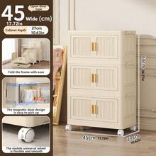 5/4/3/2/1 Layer Home Use Combination Wardrobe, Foldable Wardrobe With Drawers, Children Bedroom Wardrobe, High Capacity Dust-Proof Wardrobe