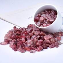 Pierres de quartz de fraise naturelles, puces pour la décoration maison DIY, cristaux de démagnetisation Feng Shui, remplissage de vase et de pot, substrat de petit aquarium, décoration de maison, décoration de chambre, vase à fleurs, vase en verre
