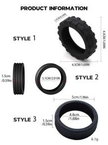 1/4/8PCS Men's And Women's Luggage Wheel Protective Cover, Shockproof, Silent And Noise-Reducing Silicone Luggage Wheel Protector, Travel Necessities, Suitable For Travel, Family Camping, Outdoor Beaches, Summer Vacation, Back To School