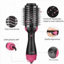 Cepillo Profesional Klack 3 En 1 Alisador – Secador – Moldeador y Rizador, la herramienta perfecta para alisar, secar, moldear y rizar tu cabello - Entrega en 24/48 horas desde España