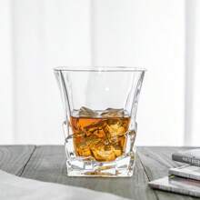 5 pièces Set de carafe à whisky de 750 ml/300 ml de design créatif en forme d'iceberg. Ensemble de verrerie de luxe et élégante pour le whisky, idéal pour le brandy, le rhum, la tequila, la vodka. Utilisation à la maison, dans les bars et fêtes. Cadeau parfait pour le père, le mari ou le petit ami.