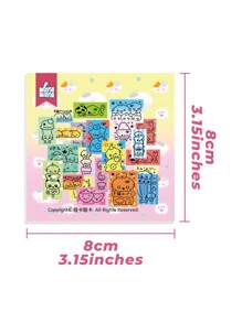 Korean Style High Transparency Label Sticker, Star Decor Suit For Scrapbooking, Card Making, DIY Star Background,School Supplies,Back To School