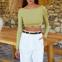 2pcs Solid Color Casual PU Leather Women Thin Waist Belt, Adjustable For Spring & Summer