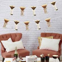 Concentrated Coffee Martini Wreath Banner, Suitable For Slightly Larger Birthday Decorations, Concentrated Coffee Martini Themed Party Decorations - Multicolor - View 9