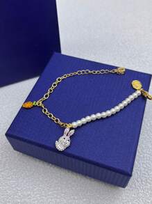 1 pièce Bracelet élégant et haut de gamme pour femme en forme de serpent avec cristaux rouges et base de bracelet réglable, idéal pour une utilisation quotidienne, cadeau parfait pour les fêtes pour les femmes