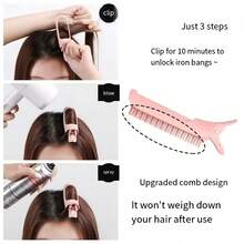 1/2PCS High Volume Hair Clip For Women 2025 New Style Crown Top Hair Root Volumizer Bangs Styling Clip Perfect For Daily Use And Parties