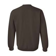 Gildan Unisex Adult Heavy Blend Crew Neck Sweatshirt (Dark Chocolate) - 咖啡棕 - 查看 2