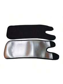 1set Solid Colored Armbands With Silver Sauna Coating Inside Arm Sweat Band Fitness Running Sweat Band Sports Protective Thin Arm Sauna Arm Shape Belt Gym Gym Accessories Coderas - Silver - View 14