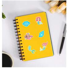 50 pezzi adesivi doodle serie rosa carina, adesivi doodle unicorno, adesivi cartone animato sirena, adesivi doodle coniglio carino, adesivi impermeabili per computer portatile, tazza d'acqua, bagagli, all'ingrosso adesivi decorativi per organizer