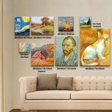 2 包预拉伸帆布板、木质框架、布料材质、多种尺寸适用于绘画、素描、油画、丙烯画、蛋彩画、艺术家、专业人士、成人的艺术用品 - 包括 5x7、8x10、6x6、8x8、12x12、9x12、12x16、16x20 英寸、返校、学校用品