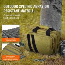 Tactical Range Bag For Dual Pistols With Built-In Pistol Storage Brown Color - Army Green - View 3