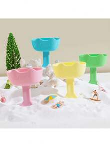 Suport pentru înghețată cu ureche de pisică, suport pentru înghețată/popsicle din silicon cu suport etanș, potrivit pentru petreceri de vară, nunți și sărbători