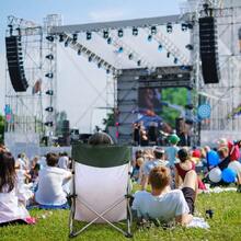 High Back Folding Beach Chair Low Beach Chair Carry Bag Cup Holder Green - 1 - View 6