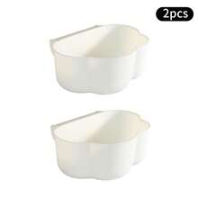 Kitchen Cabinet Door With 2 Pieces Hanging Garbage Bin, Hanging Changing Table Organizer, Kitchen Garbage Dropper Tray, White, Kitchen, Bathroom, Home, Household Goods Supplier