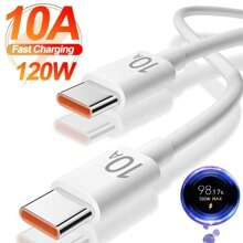 kamyuurs Cavo di ricarica rapida Dual Type-C da 120 W e 10 A, compatibile con iPhone 15 e 16 Pro MAX, compatibile con Samsung S24 e S23, compatibile con Xiaomi e Huawei POCO. Cavo dati USB-C a ricarica rapida da 3 m, compatibile con iPhone 16, 16 Pro Max, 15, 15 Plus, 15 Pro, 15 Pro Max, compatibile con Xiaomi e compatibile con OnePlus Type-C.