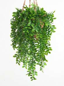 1/3/5PCS Artificial Hanging Plant, Fake Hanging Plant, Potted Green Plant, Artificial Eucalyptus, Pomelo Leaf , Mother's Day Gifts, Birthday Bifts, Graduation Season Gifts,Wedding Season, Suitable For Indoor And Outdoor Decoration Of Family Gardens