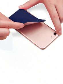 1 件粘性手机袋手机粘贴卡/ID（双重安全）带自粘贴纸适用于 Android 背面和所有智能手机有多种颜色可供选择旅行必需品卡夹卡夹钱包名片夹信用卡夹卡夹女士女士男士卡片钱包 Magsafe 钱包 - 彩色 - 查看 10