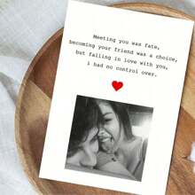 [Personalisiert] Personalisierte individuelle Foto-Grußkarten mit Umschlag, personalisiert für Liebe, Geburtstag, Vermissen und Jahrestag - Ideales Geschenk für Partner oder Freund, Neujahrskarte, mit Paar-Fotos, Liebesbrief, Valentinstag, Multifunktional, Briefmarken, minimalistisch dekorativ, modern einzigartig, personalisiertes Hochzeitsgeschenk, vielseitig, langanhaltend, dekorativ, wiederverwendbar, exquisit, stilvolles, hochwertiges, buntes, modernes, individuelles, personalisiertes, einzigartiges, ideales Geschenk für ihn, ideales Geschenk für sie, Freund, Vater, Freundin, Mutter, Familie, Freunde, Teeraum, Zuhause, Garten, Büro, für Jahrestage, für Valentinstag, für Muttertag, für Geburtstage, für Vatertag, für Abschluss, für Hochzeiten, für Einweihung