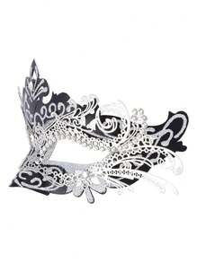 1 套化妆舞会面具，狂欢节装饰威尼斯面具女士万圣节 - 繫帶款 - 查看 3