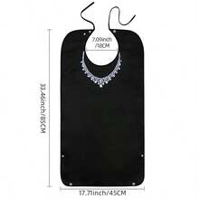 1pc Adult Dining Apron, Adjustable Buckle & Strap, Crumb Catcher, Reusable & Machine Washable, Suitable For Women & Elderly, Great Gift For Moms - Multicolor - View 14