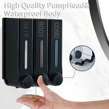 1 件 300 毫升酒店皂液器 | 单/双/三头壁挂式洗手液瓶 返校