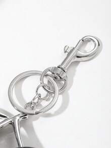 1pc Burgundy Cherry Bag Charm Keychain - Cherry, Apple, Pear, Strawberry Charm, Car Accessory, Keychain, Women's Gift, Christmas Gift, Valentine's Day Gift, Y2K - Multicolor - View 5