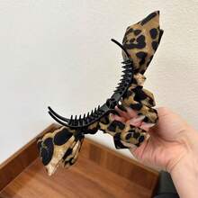 1个/2个新款豹纹双面蝴蝶结发夹，四季皆宜，适合女性佩戴 - 彩色 - 查看 9