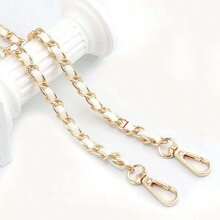 120cm/47.24inch Long PU Chain Strap For Crossbody Shoulder Bag, DIY Shoulder Bag Chain For Women Accessories, Suitable As A Replacement For Shoulder & Crossbody Bags, DIY Wallet Making