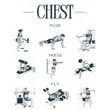 4 件无框健身墙艺术锻炼海报适用于家庭健身房美学健身图片，现代简约装饰，客厅，书房，办公室装饰海报