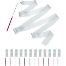 12pcs/Set 2m Rhythmic Gymnastics Ribbon, Dance Ribbon Wands For Ballet, Artistics, And Aerobic Dance - Multicolor - View 18