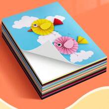 A4 Card Stock, 80g, Multicoloured Card Pack With 10 Vivid Colours, Ideal For Arts And Craft, Office And Stationery Use - 50 Sheets,School Supplies,Back To School